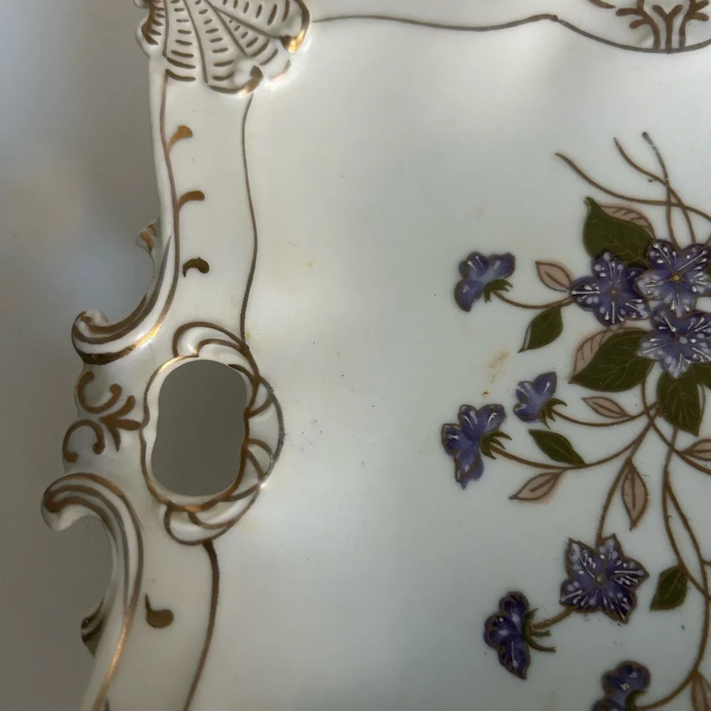 Hand Painted Vintage Lefton China Decorative Plate 2560 - Picture 3 of 7